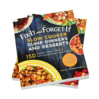Cetak Buku Resep Masakan Grosir, Majalah Resep, Buku Resep Mewah Berkualitas Tinggi, Buku Masak Kustom, Menu, Buku Makanan Softcover