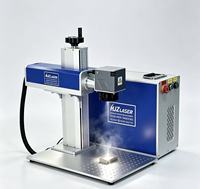 Machine de marquage laser portable à commande séparée, montage flexible, alimentation directe, gravure de codes QR et codes-barres, vitesse rapide, longue durée de vie