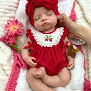 Muñeca Reborn de Silicona Suave de Cuerpo Completo de 18 Pulgadas para Niñas, Coleccionable, para Compañía de Ancianos, Fotografía de Bebés y Atrezzo de Cine, Venta al por Mayor - Product Image 3