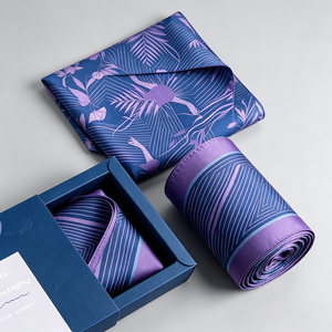 Boîte cadeau de luxe personnalisée pour cravate en soie pour <span class=keywords><strong>homme</strong></span>, nœud papillon, ensemble de cravates, boîte cadeau - Product Image 5