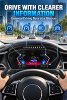 Alat Aktivasi Navigasi Android Auto Wireless CarPlay LCD Dashboard 12,3" Profesional untuk BMW E60 E70 E71 Seri 5 X5 X6