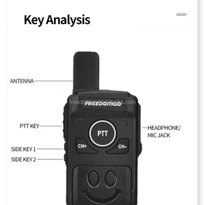 Walkie Talkie Mini Impermeable Freedomgo FM-IQOO de Banda Aérea, Largo Alcance, Flotante y Duradero para Uso en Hoteles y Restaurantes - Product Image 4