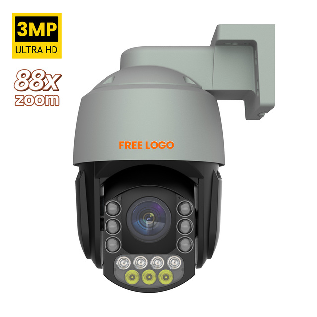 18X Zoom 3MP Ai Detection PTZ IP CCTV Security Camera 360 Night Vision Two Way Audio CMOS Motion Tracking Surveil Camera