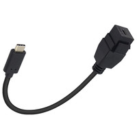 Kabel Ekstensi USB Tipe C Male ke Female, Kabel Data USB 3.1 Snap in Panel Mount untuk Peralatan Komputer