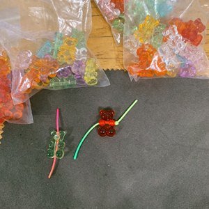 Carino Resina Trasparente Gummy Bear Perline Per La Collana Degli Orecchini Del Braccialetto di Gioielli Fai Da Te In Resina Orso Regalo Di Natale - Product Image 5