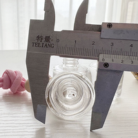 Diffuseur de parfum en verre transparent en forme de cylindre de 5 ml et 8 ml, avec bouchon à vis en bois, pour gravure et impression sérigraphiée, pour désodorisant de voiture