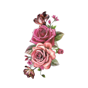 Autocollant de <span class=keywords><strong>tatouage</strong></span> floral imperméable à l'eau, <span class=keywords><strong>tatouage</strong></span> <span class=keywords><strong>temporaire</strong></span> à transfert d'eau, <span class=keywords><strong>tatouage</strong></span> corporel sexy personnalisé, autocollant de <span class=keywords><strong>tatouage</strong></span> - Product Image 1