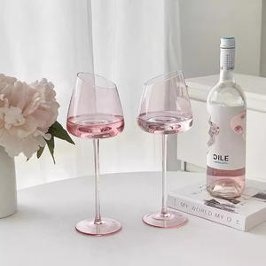 Элегантные выдувные вручную экологически чистые красные бокалы для вина в форме фламинго, Длинные стебель, современный Премиальный Хрустальный подарок для свадьбы - Product Image 3