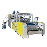 Extrudeuse de film extensible à trois couches, Machine de fabrication de Film plastique, plastifieuse