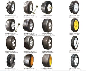 Nouvelles tondeuses autoportées à braquage zéro avec ensemble de roues à profil plat et roue pivotante avant en caoutchouc pour le secteur de la vente au détail - Product Image 4