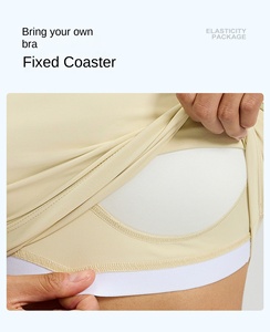 Nuevo Conjunto Deportivo de Dos Piezas para Mujer, Transpirable, Sólido, para Otoño, Chaleco y Falda, Adelgazante, para Correr, Fitness, Yoga, Tenis, Pickleball - Product Image 6