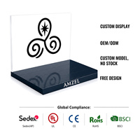 Support d'affichage de montres en acrylique de luxe pour magasin de détail, vente en gros par le fabricant, avec logo personnalisé