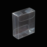 Boîte Cadeau Personnalisable en Plastique PET Rectangulaire Transparente, Matériaux Recyclés, pour Thé, Bonbons, Pâtisseries, Aliments, Boissons, Jus