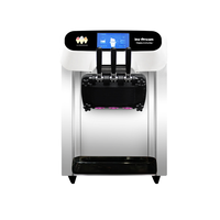 Machine à crème glacée 3 saveurs pour snacks, nouveau