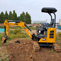 Mini-excavatrice d'occasion de marque chinoise SANY 18U, SY26U, SY35U, SY55U, mini-excavatrice sur chenilles en bon état à vendre à prix réduit