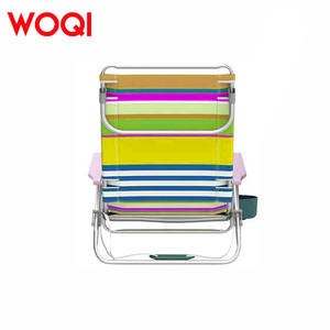 Woqi cho <span class=keywords><strong>Tommy</strong></span> <span class=keywords><strong>Bahama</strong></span> phong cách gấp ghế 600D với cấu hình thấp nhôm kim loại cho cắm trại bãi biển sử dụng ngoài trời - Product Image 5
