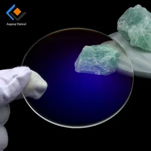 1, 56 UV420 AR HMC fertige Anti-Blau-Block hellblau geschnittene optische Brillen gläser