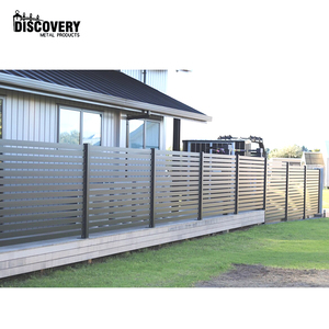 Customized Aluminum <strong>Fence</strong> <strong>Panels</strong> <strong>Modern</strong> Residential <strong>Modern</strong> Design Powder Coated Aluminum Slats <strong>Fences</strong> for Villas Garden Outdoor - Product Image 6