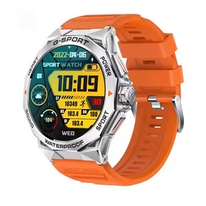 K62 2024 Écran AMOLED de 1.43 pouces Appel BT Support intelligent étanche Grande mémoire 400mAh Grande batterie Montre intelligente de sport d'extérieur - Product Image 1