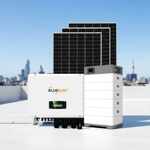 Солнечная система Bluesun Complete 20 кВт, гибридная солнечная энергетическая система 10 кВт, 15 кВт, 20 кВт, 30 кВт для домашнего использования с сертификацией ЕС - Product Image 1