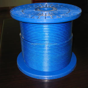 Cable de Acero <span class=keywords><strong>Galvanizado</strong></span> 7*7 7*19 de 5/32 a 7/<span class=keywords><strong>16</strong></span> Pulgadas, Cables para Aeronaves con Recubrimiento de Vinilo 7x7 / 7x19, Cable de Acero con Recubrimiento de PVC - Product Image 5