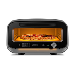 Four à pizza et <span class=keywords><strong>shawarma</strong></span> électrique Volt 2, four à convection de comptoir, pour cuisiner des pizzas de 12 pouces, gris anthracite - Product Image 1