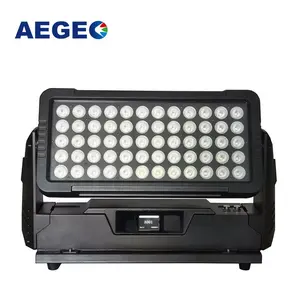 60PCS 10W RGBW LED City Warna IP65 Outdoor Hotel Dinding Tahan Air Led Lampu Cuci Bangunan