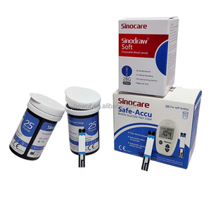 แผ่นทดสอบระดับน้ำตาลในเลือด <span class=keywords><strong>Safe</strong></span> <span class=keywords><strong>Accu</strong></span> Cost ของ <span class=keywords><strong>Sinocare</strong></span> - Product Image 6