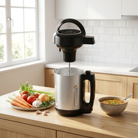 Blender électrique pour smoothies, panneau de commande tactile, 6 programmes prédéfinis, 2 lames, capacité de 1,2 à 2,0 L, multifonctionnel, acier inoxydable de qualité alimentaire