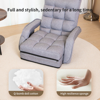 Canapé-lit japonais moderne en forme de L, pliable, en tissu tatami, coussin de sol, fauteuil sans pieds pour baie vitrée, meubles