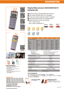 Manómetro Portátil TTLTES 8205 de 5 PSI, 5.000 (0.003) Indicadores - Product Image 5