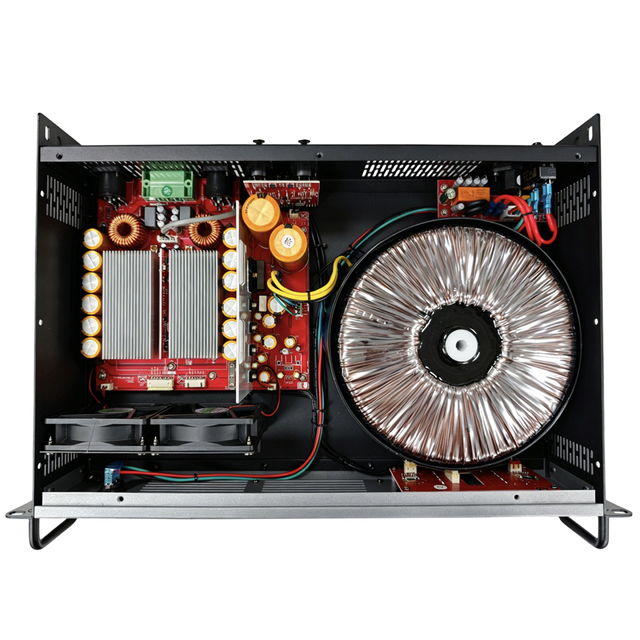 DEKEN TD-400 2U Rack-Mount Design 110V/220V Class D Amplifier 2ch 2 Two Channel 2*400w Professional Audio Sound Power Amplifier