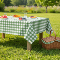 Nappe de banquet jetable réutilisable en polypropylène 100% ignifuge, écologique, résistante, de type lin, Fabric Mate