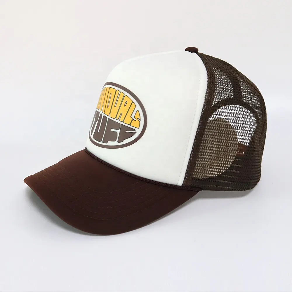 Factory wholesale custom high quality embroidery trucker hat screen patch truck cap