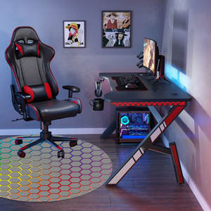 <span class=keywords><strong>Tapis</strong></span> de chaise de jeu pour le sol en bois feuillerProtecteur de sol antidérapant <span class=keywords><strong>Tapis</strong></span> de contrôleur de jeu - Product Image 4