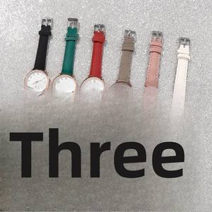 Montre à pointeur lumineux chronographe à Quartz pour femmes 35mm bracelet en cuir polyvalent nouveau boîtier en alliage cadran en verre fenêtre <span class=keywords><strong>24</strong></span> heures mode - Product Image 4