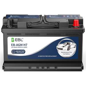 Batería de Coche EBL BCI Grupo 94R 12V 80Ah Serie Performance AGM Batería de Alta Potencia 850CCA 140RC Tamaño H7 Libre de Mantenimiento 12.8V SMF - Product Image 6