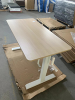Bureau Moderne Électrique Réglable en Hauteur avec Moteur Unique et Cadre en Fer pour Bureau à Domicile