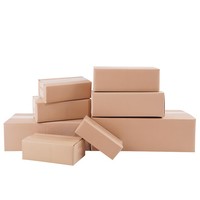 Cajas de Cartón Corrugado Pequeñas para Envíos, Materiales Reciclados, Laminación Mate, Carpetas Rígidas para Envíar Calcetines, Pieles y Otros Artículos Pequeños