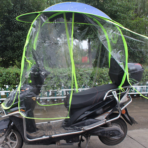 Parasol manuel Dericsson, entièrement enveloppant, pour moto, protection solaire et pluie - Product Image 2