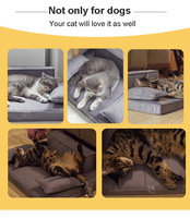 Offre Spéciale fabricant de gros amovible lavable mousse à mémoire de forme chien animal de compagnie chat canapé-lit de luxe