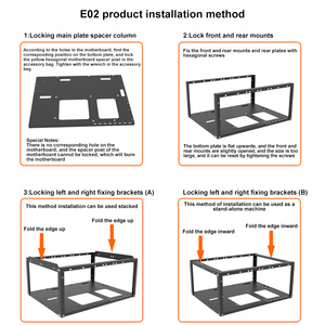Mở không khí di động trường hợp có thể gập lại trường hợp Hỗ trợ kênh kép kênh duy nhất Bo mạch chủ Khung Khung tủ - Product Image 6