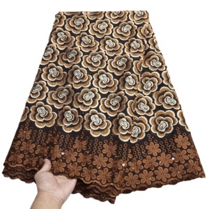<span class=keywords><strong>NIAI</strong></span> Suisse Voile Dentelle en Suisse Nigérian Africain Dentelle Tissu 2024 Haute Qualité Dentelle Tissu Dentelle Coton pour Femmes LY4182 - Product Image 1