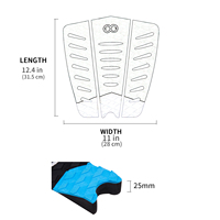 OEM Surfboard Traction Pad avec Adhésif SUP Deck Grip Pad Surf Front Tail Pad pour Planche de Surf