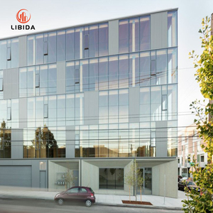 <span class=keywords><strong>Façade</strong></span> extérieure en verre double trempé avec structure en alliage d'aluminium unitaire pour hôtel - Product Image 1