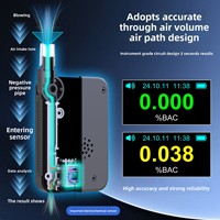 Alcootest à cellules à combustible de haute précision, norme nationale, affichage LCD électrochimique, précision 0,01 % BAC, certifié CE RoHS