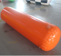 Bouée de natation gonflable en gros pour usine, bouée flottante orange pour l'eau, marqueur de positionnement aquatique pour la mer