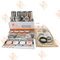 DB58 DB58-TC DB58-NA DB58T DB58TIS Kit de reconstruction de révision de moteur STD convient aux pièces de rechange de machines de moteur Doosan Daewoo
