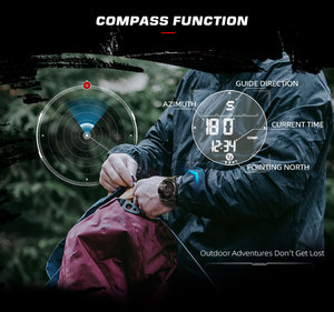 North Edge ALPS <b>Outdoor</b> <b>Rugged</b> Smart Watch IPS Touchscreen Compass GPS Navigation Heart Rate Tracker Watch for Men - Product Image 3
