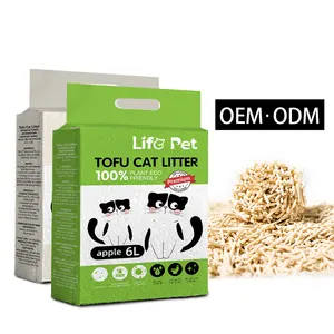 Wholesale Sale Suppliers Fresh Fiber Plants, Low Dust Quick-Caked Pink Original Flavor Tofu Cat Litter Production